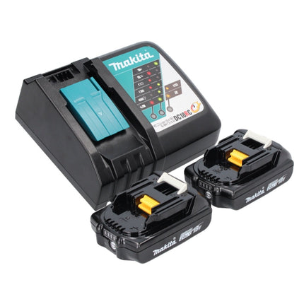 Makita DMP 181 RA Compresseur sans fil 18 V 11,1 bar + 2x batterie 2,0 Ah + chargeur