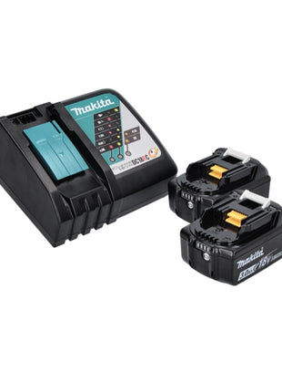 Makita DMP 181 RF Gonfleur sans fil 11,1 bar 18 V + 2x Batteries 3,0Ah + Chargeur