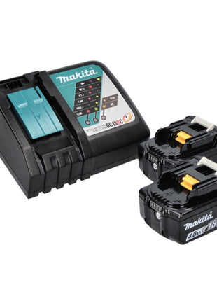 Makita DMP 181 RM Compresseur à batterie 18 V 11,1 bar + 2x batterie 4,0 Ah + chargeur