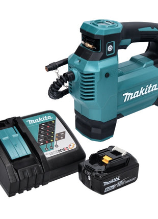 Makita DMP 181 RG1 Gonfleur sans fil 11,1 bar 18 V + 1x Batterie 6,0Ah + Chargeur