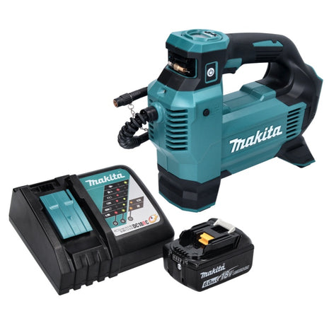 Compresor de batería Makita DMP 181 RG1 18 V 11,1 bar + 1x batería 6,0 Ah + cargador