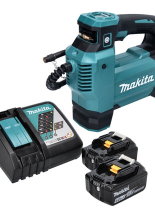 Makita DMP 181 RG Gonfleur sans fil 11,1 bar 18 V + 2x Batteries 6,0Ah + Chargeur