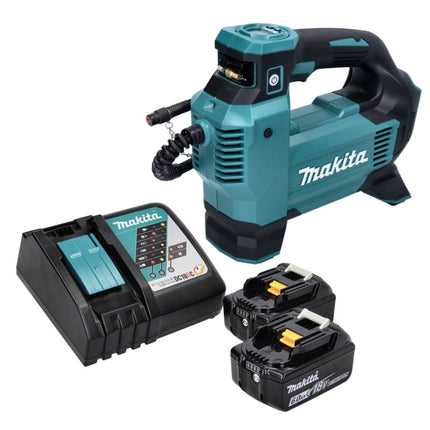 Makita DMP 181 RG Gonfleur sans fil 11,1 bar 18 V + 2x Batteries 6,0Ah + Chargeur