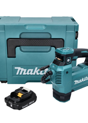 Makita DMP 181 A1J Compresseur sans fil 18 V 11,1 bar + 1x batterie 2,0 Ah + Makpac - sans chargeur