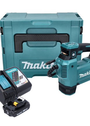 Makita DMP 181 RA1J Compresseur sur batterie 18 V 11,1 bar + 1x batterie 2,0 Ah + chargeur + Makpac