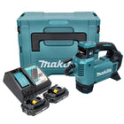 Makita DMP 181 RAJ Compresseur sans fil 18 V 11,1 bar + 2x batterie 2,0 Ah + chargeur + Makpac