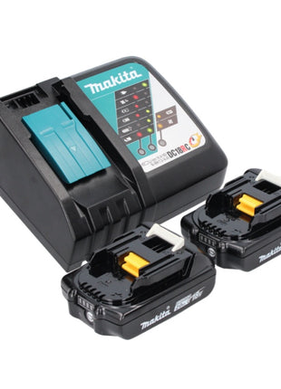 Makita DMP 181 RAJ Compresseur sans fil 18 V 11,1 bar + 2x batterie 2,0 Ah + chargeur + Makpac