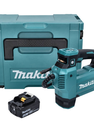 Makita DMP 181 M1J Compresseur sans fil 18 V 11,1 bar + 1x batterie 4,0 Ah + Makpac - sans chargeur