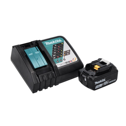 Makita DMP181RT1J Compresseur/Gonfleur sans fil 11,1 bar 18V + 1x Batterie 5,0 Ah + Chargeur + Coffret Makpac