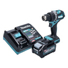 Makita DF 002 GM1 Perceuse-visseuse sans fil 40 V maxi 64 Nm brushless XGT + 1x Batterie 4,0 Ah + Chargeur