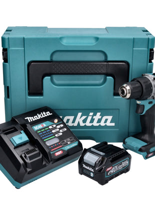 Taladro atornillador inalámbrico Makita DF 002 GD101 40 V máx. 64 Nm Brushless XGT + 1x batería 2,5 Ah + cargador + Makpac