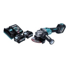 Makita GA 023 GD2 Meuleuse d'angle sans fil 40 V max. 125 mm Brushless XGT + 2x batterie 2,5 Ah + chargeur