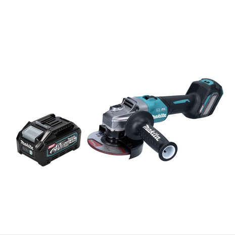 Amoladora angular a batería Makita GA 023 GM1 40 V máx. 125 mm sin escobillas XGT + 1x batería 4,0 Ah - sin cargador