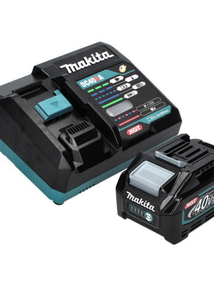 Makita GA 023 GM1 Meuleuse d'angle sans fil 40 V max. 125 mm Brushless XGT + 1x batterie 4,0 Ah + chargeur