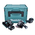 Meuleuse d'angle sur batterie Makita GA 023 GD101 40 V max. 125 mm sans balais XGT + 1x batterie 2,5 Ah + chargeur + Makpac