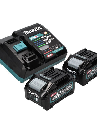 Zestaw Makita Power Source Kit 40 V max. ( 191L77-9 ) z 2x akumulatorem BL 4040 4,0 Ah + szybką ładowarką DC 40 RA XGT LXT