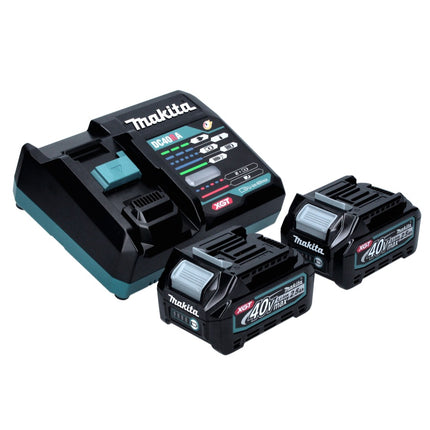 Makita Power Source Kit 40 V max ( 191L76-1 ) avec 2x BL 4025 batterie 2,5 Ah + DC 40 RA chargeur rapide XGT LXT