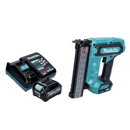 Makita FN 001 GD1 Cloueur à refouler sans fil 40 V max XGT brushless + 1x Batterie 2,5 Ah + Chargeur