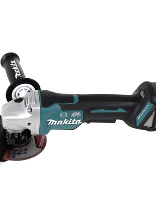 Amoladora angular a batería Makita DGA 517 M1 18 V 125 mm sin escobillas + 1x batería 4,0 Ah - sin cargador