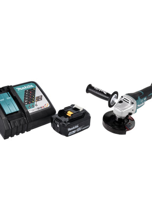 Makita DGA 517 RM1 Akku Winkelschleifer 18 V 125 mm Brushless + 1x Akku 4,0 Ah + Ladegerät