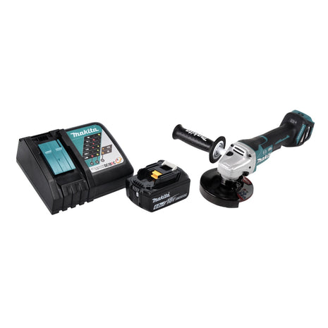 Makita DGA 517 RG1 Akku Winkelschleifer 18 V 125 mm Brushless + 1x Akku 6,0 Ah + Ladegerät