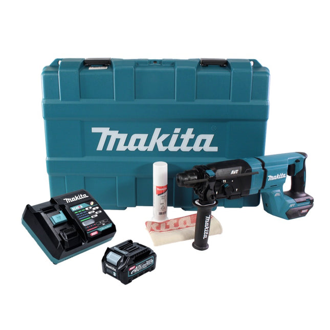 Makita HR 007 GD101 marteau combiné à batterie 40 V max. 3,0 J SDS plus XGT + 1x batterie 2,5 Ah + chargeur + coffret