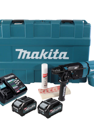 Makita HR 007 GM201 Akku Kombihammer 40 V max. 3,0 J SDS plus XGT + 2x Akku 4,0 Ah + Ladegerät + Koffer