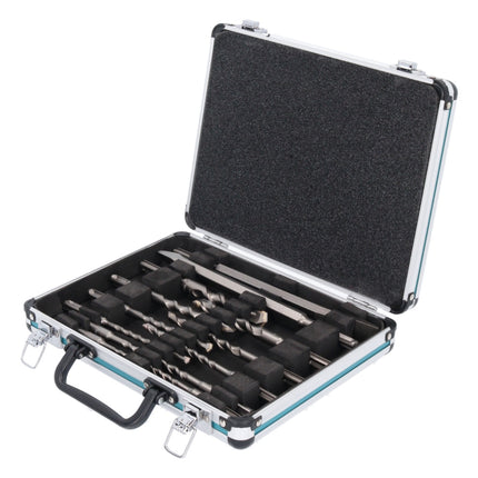 Makita Set de 13 Forets et Outils burinage SDS-plus 5 - 16mm + Coffret (D-42400)