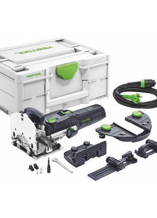 Festool DF 500 Q-Set Dübelfräse 420 Watt 4 - 10 mm ( 576420 ) + Leistenanschlag + Queranschlag + Systainer - Nachfolger von 57442 - Toolbrothers