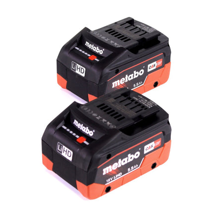 Metabo FSB 36-18 LTX BL 40 Débroussailleuse sans fil 36V (2x 18 V) à deux poignées Brushless + 2x Batteries 5,5 Ah - sans chargeur