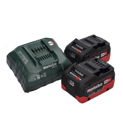 Metabo FSB 36-18 LTX BL 40 Débroussailleuse sans fil 36V (2x 18 V) à deux poignées Brushless + 2x Batteries 4,0 Ah + Chargeur