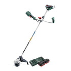 Desbrozadora de batería Metabo FSB 36-18 LTX BL 40 36 V (2x 18 V) bimando sin escobillas + 2x batería 5,5 Ah + cargador doble