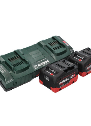 Desbrozadora de batería Metabo FSB 36-18 LTX BL 40 36 V (2x 18 V) bimando sin escobillas + 2x batería 5,5 Ah + cargador doble