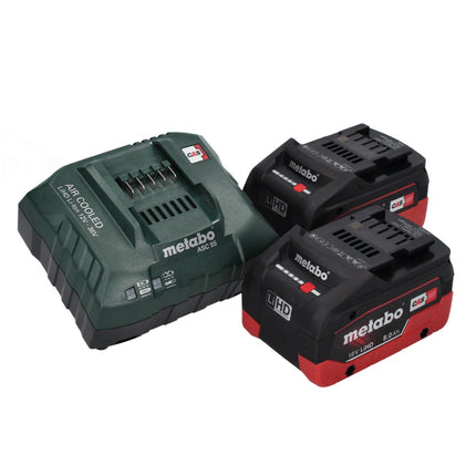 Metabo FSB 36-18 LTX BL 40 Débroussailleuse sans fil 36 V (2x 18 V) poignée à deux mains sans balais + 2x Batteries 8,0 Ah + Chargeur