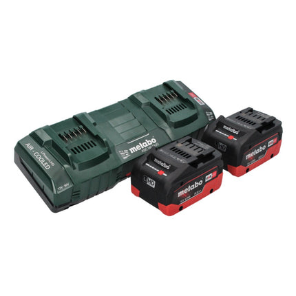 Metabo FSB 36-18 LTX BL 40 Débroussailleuse sans fil 36 V (2x 18 V) poignée à deux mains sans balai + 2x Batteries 8,0 Ah + Chargeur double