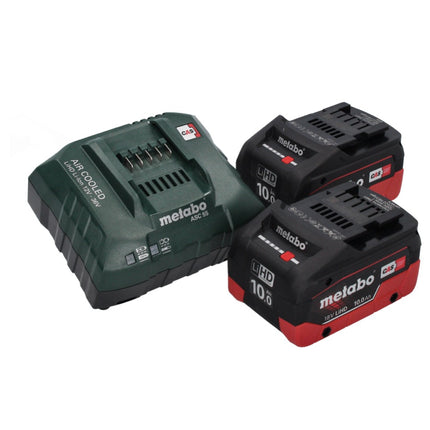 Metabo FSB 36-18 LTX BL 40 Débroussailleuse sans fil 36 V (2x 18 V) poignée à deux mains sans balai + 2x Batteries 10,0 Ah + Chargeur