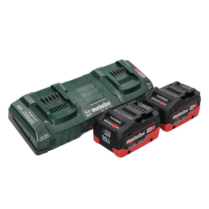 Metabo FSB 36-18 LTX BL 40 Débroussailleuse sans fil 36 V (2x 18 V) poignée à deux mains sans balai + 2x Batteries 10,0 Ah + Chargeur double