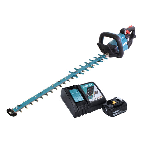 Makita DUH 752 RF1 taille-haie à batterie 18 V 75 cm sans balais + 1x batterie 3,0 Ah + chargeur