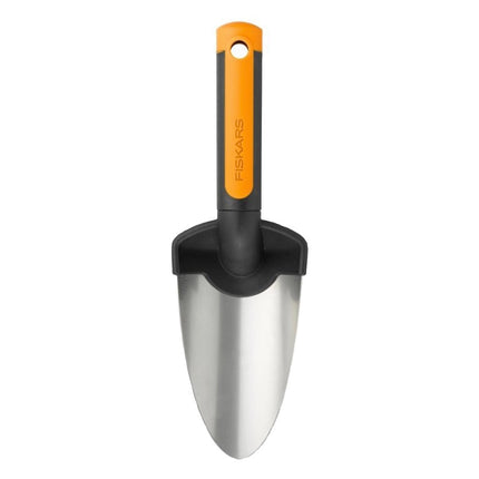 Fiskars Truelle à fleurs Premium Pelle / Pelle à main / Pelle de jardin / Truelle de plantation 320 mm (1000726)