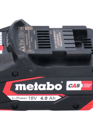 Metabo Akku Set 4x Li-Power Akkupack 18 V 4,0 Ah CAS Li-Ion ( 4x 625027000 ) mit Ladestandsanzeige