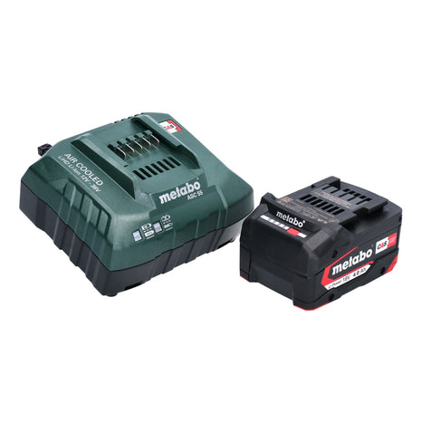 Zestaw podstawowy Metabo 1x akumulator Li-Power 18 V 4,0 Ah CAS Li-Ion ( 625027000 ) + ładowarka ASC 55 ( 627044000 )