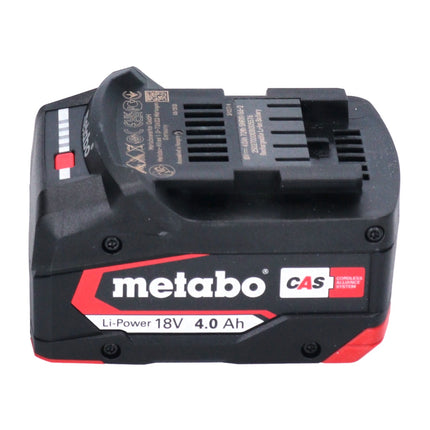 Metabo Set de base 2x Batteries Li-Power 4,0 Ah 18V CAS Li-Ion + Chargeur ASC 55 (2x 625027000) (‭627378000‬)