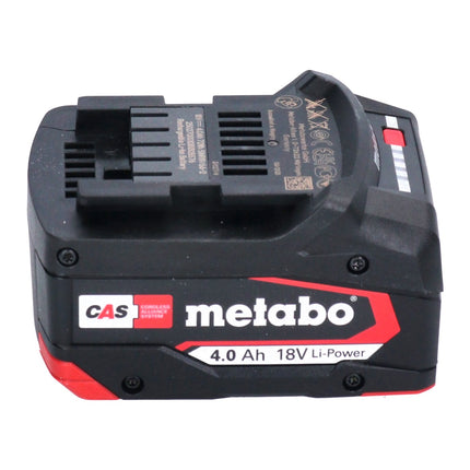 Metabo Set de base 4x Batteries Li-Power 4,0 Ah 18V CAS Li-Ion + Chargeur rapide ASC 145 (2x 625027000) (‭627378000‬)