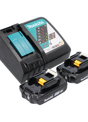 Makita DCO 181 RA Trancheuse rotative sans fil 18 V 32000 tr/min Brushless + 2x batterie 2,0 Ah + chargeur