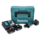 Makita DCO 181 RTJ Akku Rotationsschneider 18 V 32000 U/min Brushless + 2x Akku 5,0 Ah + Ladegerät + Makpac - Toolbrothers