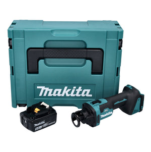 Makita DCO 181 G1J Affleureuse plaque de plâtre sans fil 32000 tr/min Brushless 18V + 1x Batterie 6,0 Ah + Coffret Makpac - sans chargeur