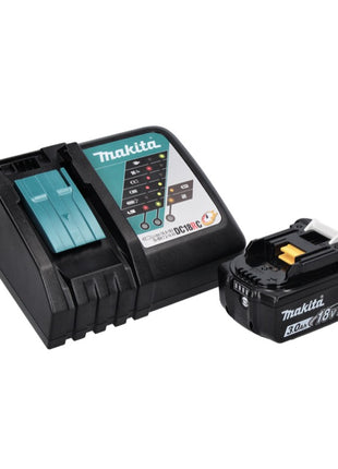 Makita DML 801 RF1 X Lámpara de trabajo con batería LED 18 V 240 lm + difusor + 1x batería 3,0 Ah + cargador