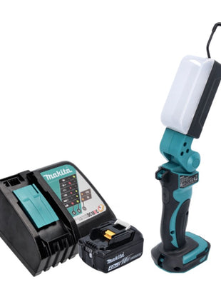 Makita DML 801 RM1 X Lampe à LED sans fil Lampe de travail 18 V 240 lm + diffuseur + 1x batterie 4,0 Ah + chargeur