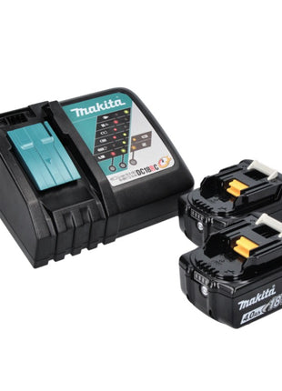 Makita DML 801 RM X LED Lampe de travail sans fil 18 V 240 lm + diffuseur + 2x batterie 4,0 Ah + chargeur