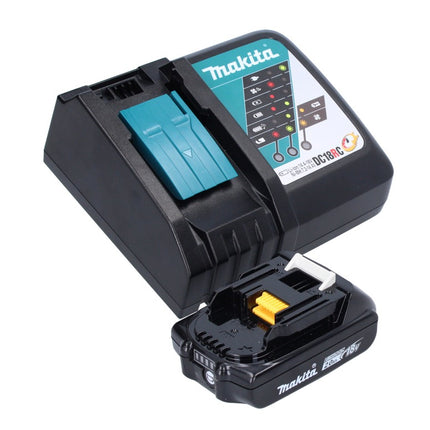 Makita DWR 180 RA1 Visseuse à cliquet sans fil 18 V 47,5 Nm 1/4'' 3/8'' + 1x batterie 2,0 Ah + chargeur